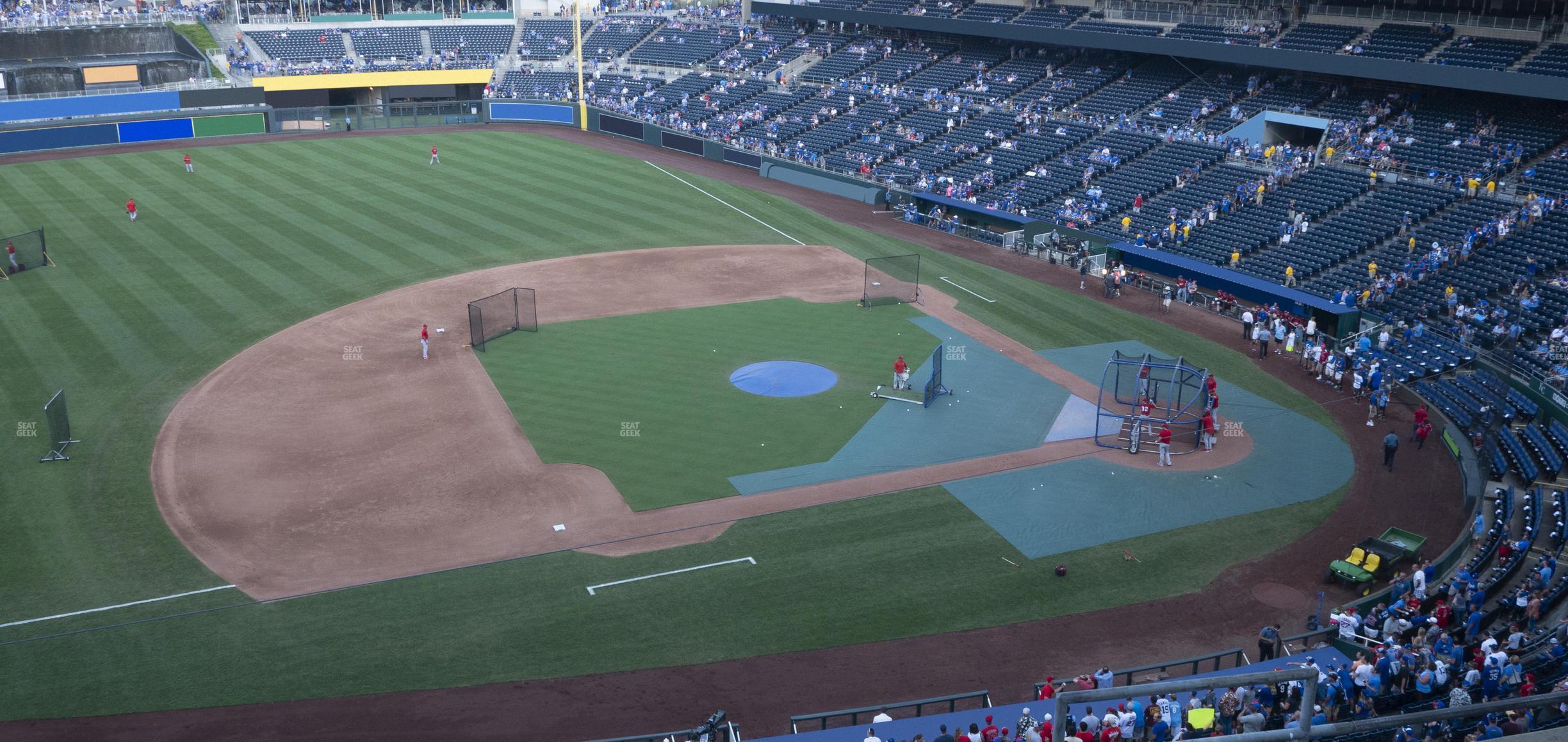 Seating view for Kauffman Stadium Section 410