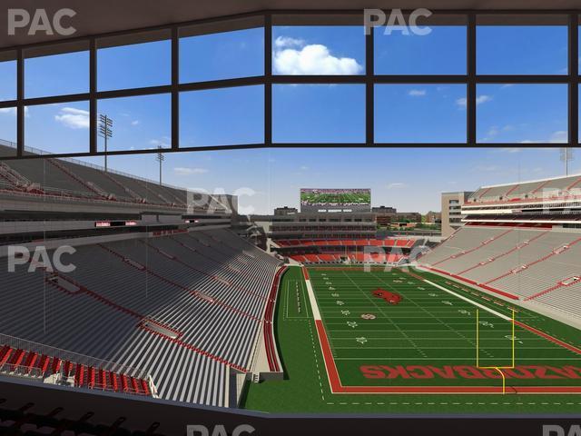 Seating view for Razorback Stadium Section 485