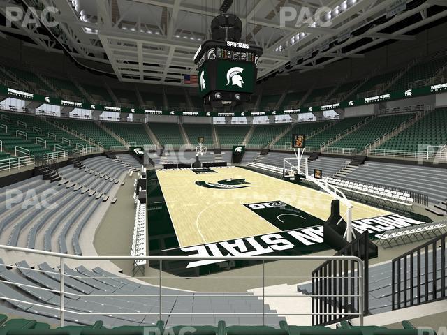 Seating view for Jack Breslin Student Events Center Section 102