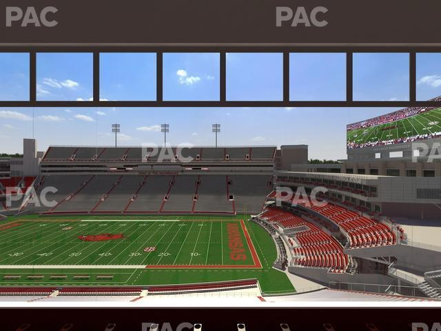 Seating view for Razorback Stadium Section 333