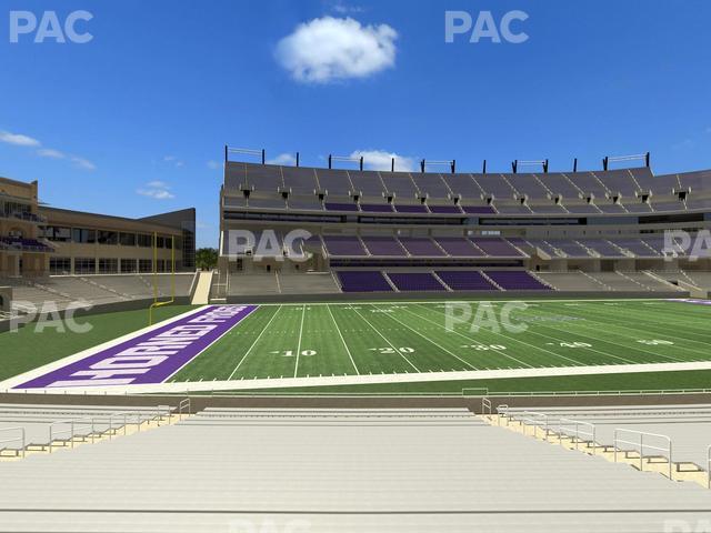 Seating view for Amon G Carter Stadium Section 127