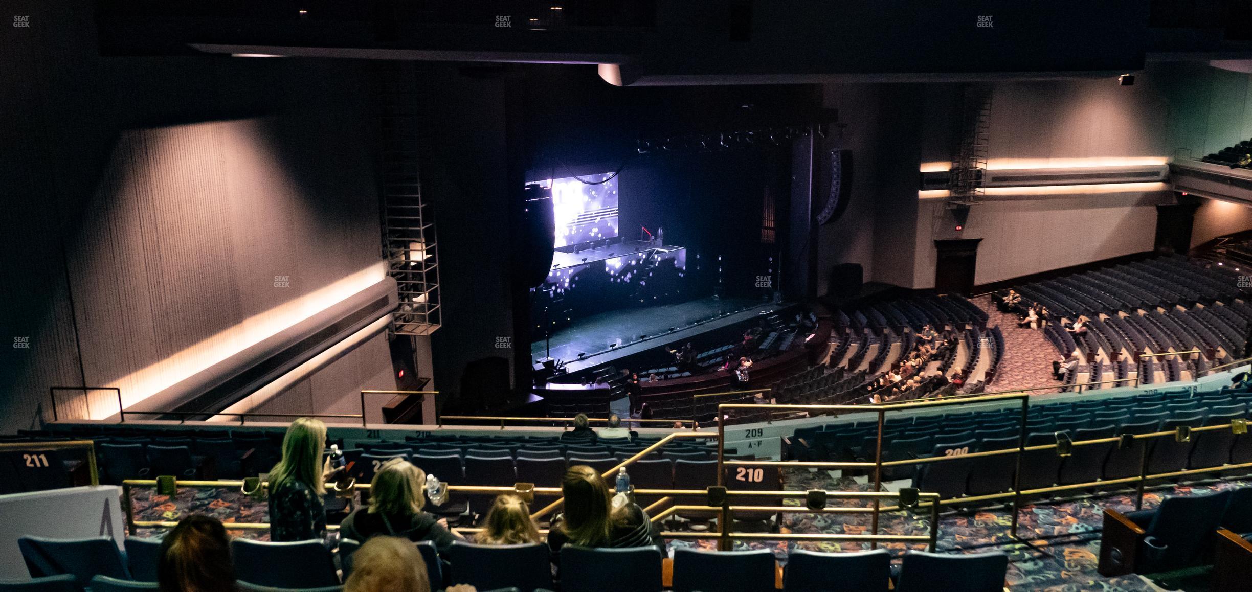 Seating view for Rosemont Theatre Section 210