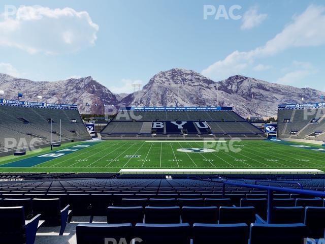 Seating view for LaVell Edwards Stadium Section Plaza Boxes