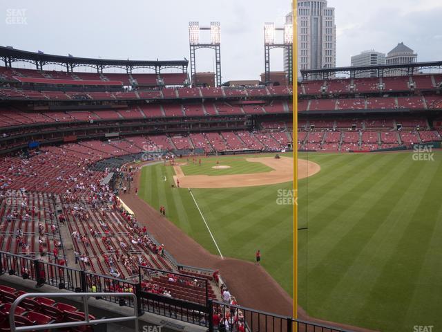 Seating view for Busch Stadium Section Right Field Loge 230