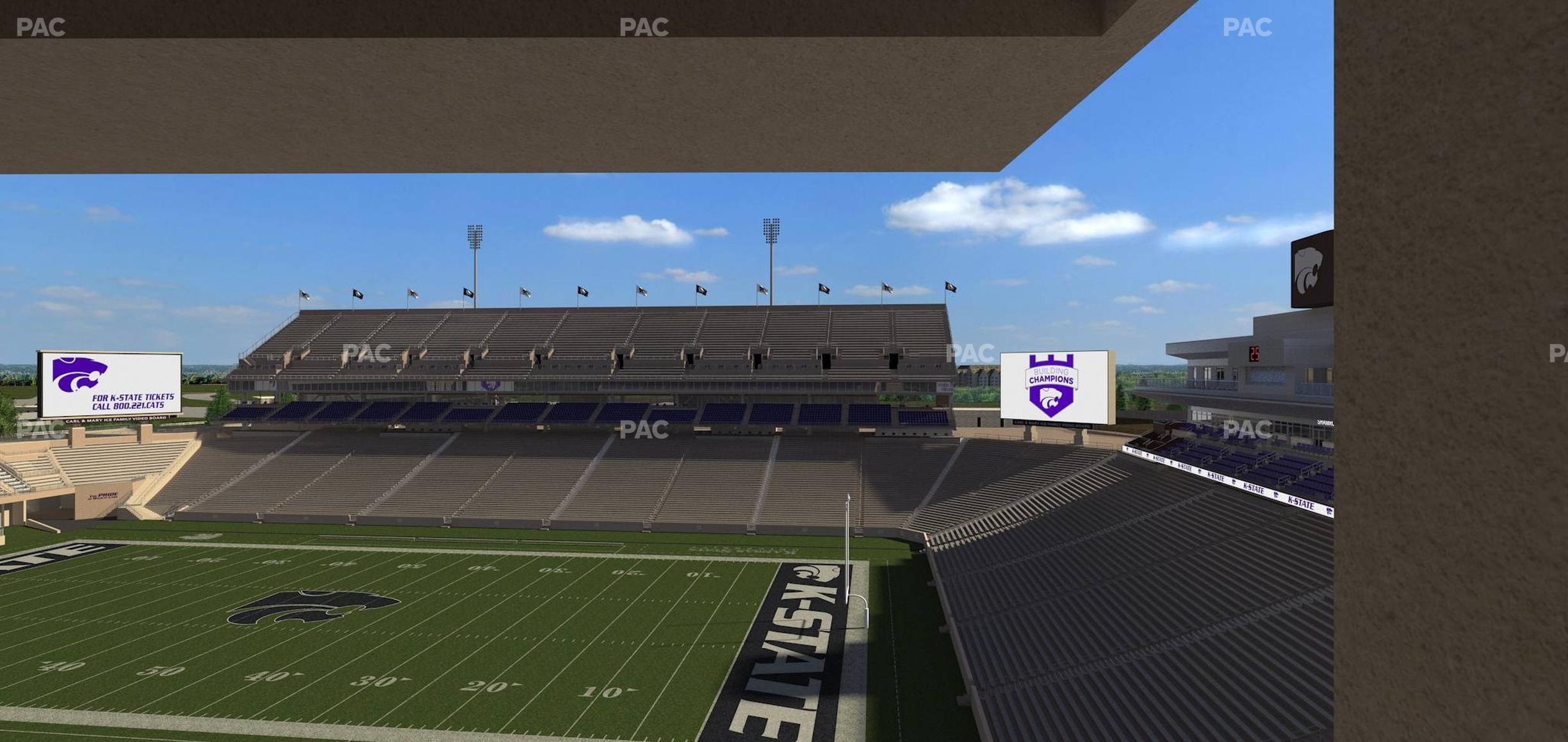 Seating view for Bill Snyder Family Stadium Section Loge 335