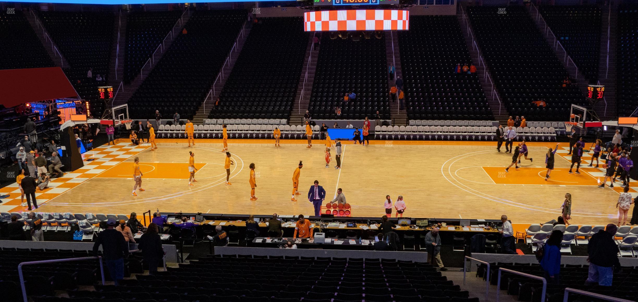 Seating view for Thompson-Boling Arena at Food City Center Section 105