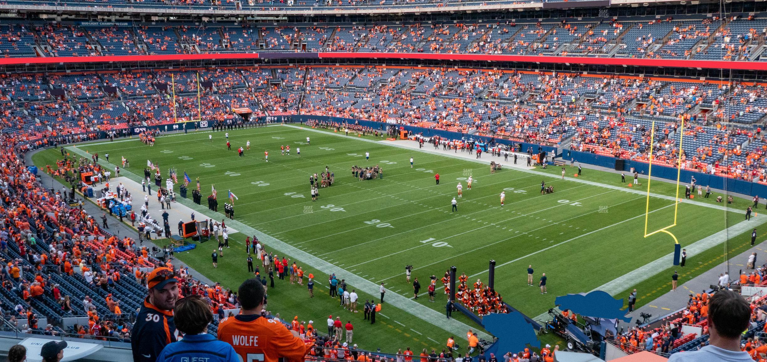 Seating view for Empower Field at Mile High Section 300