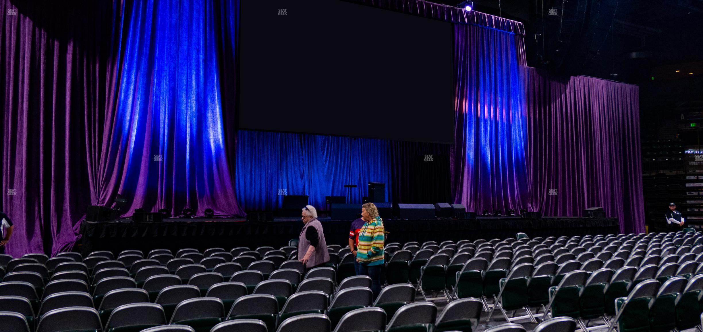 Seating view for Blue Arena at The Ranch Events Complex Section Floor Ccc