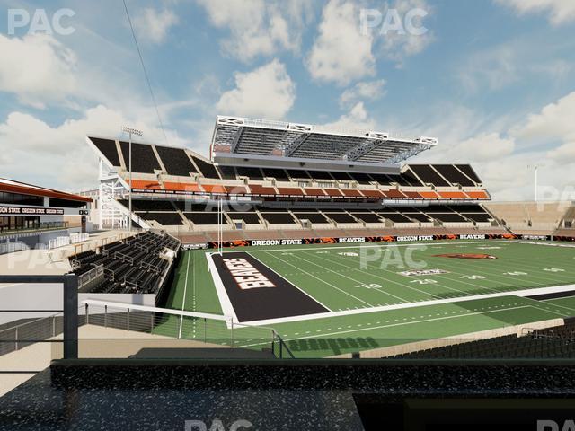 Seating view for Reser Stadium Section West Loge 37