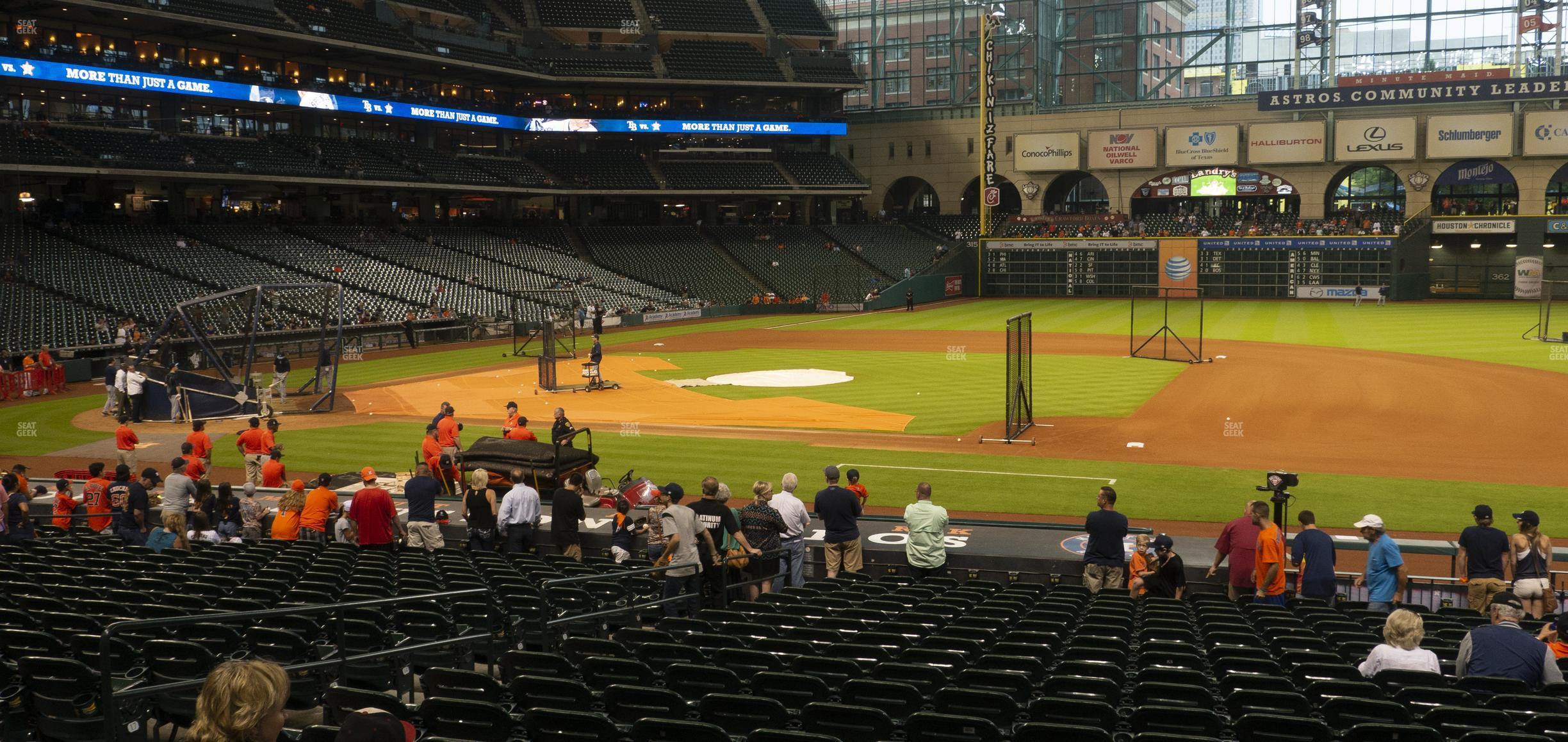 Seating view for Minute Maid Park Section 127