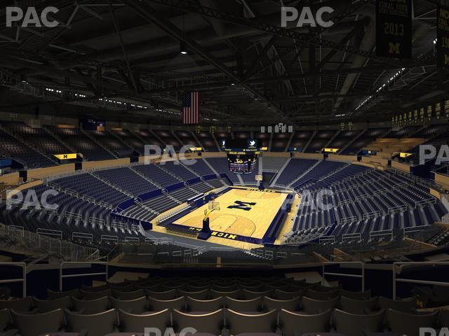 Seating view for Crisler Center Section 212