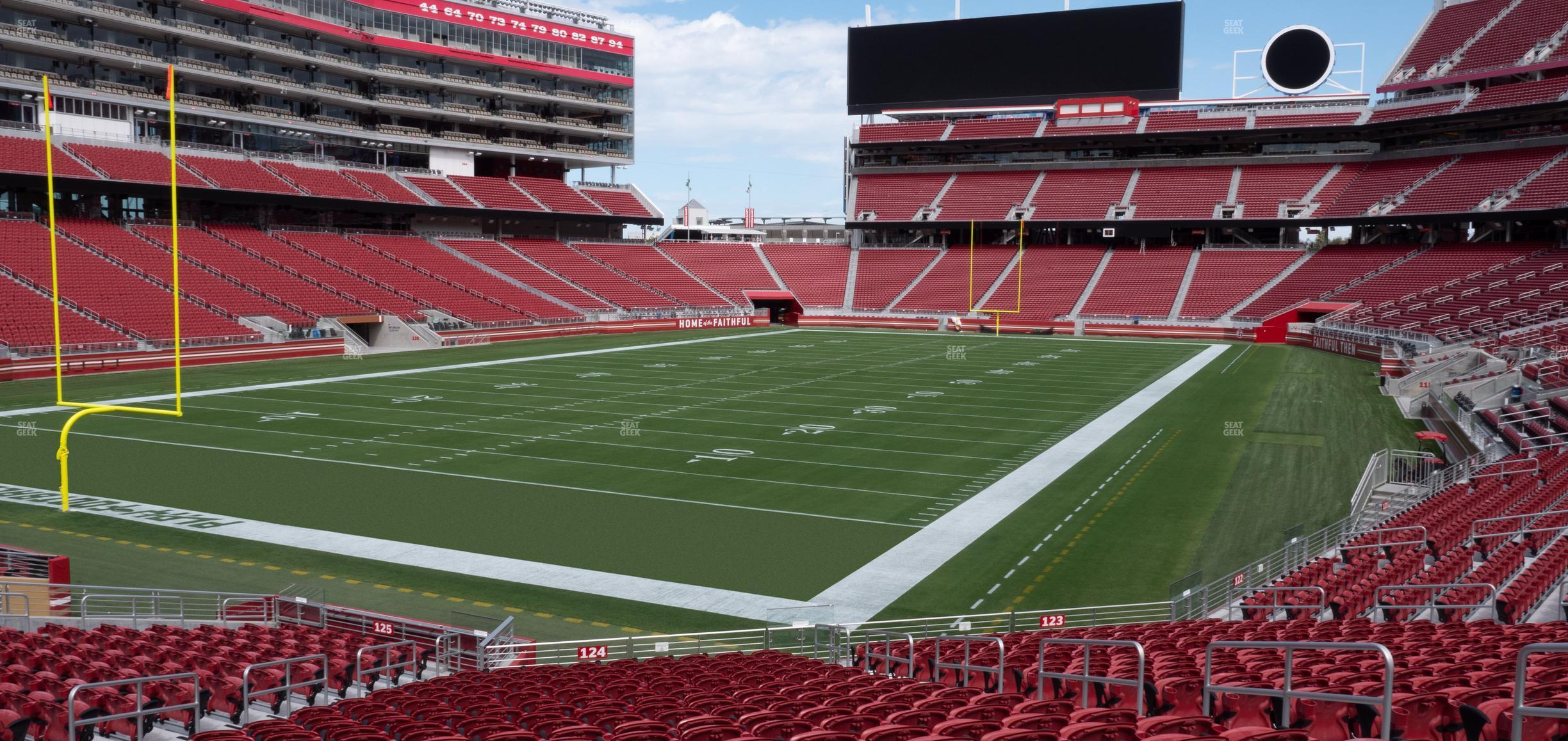 Seating view for Levi's Stadium Section 124