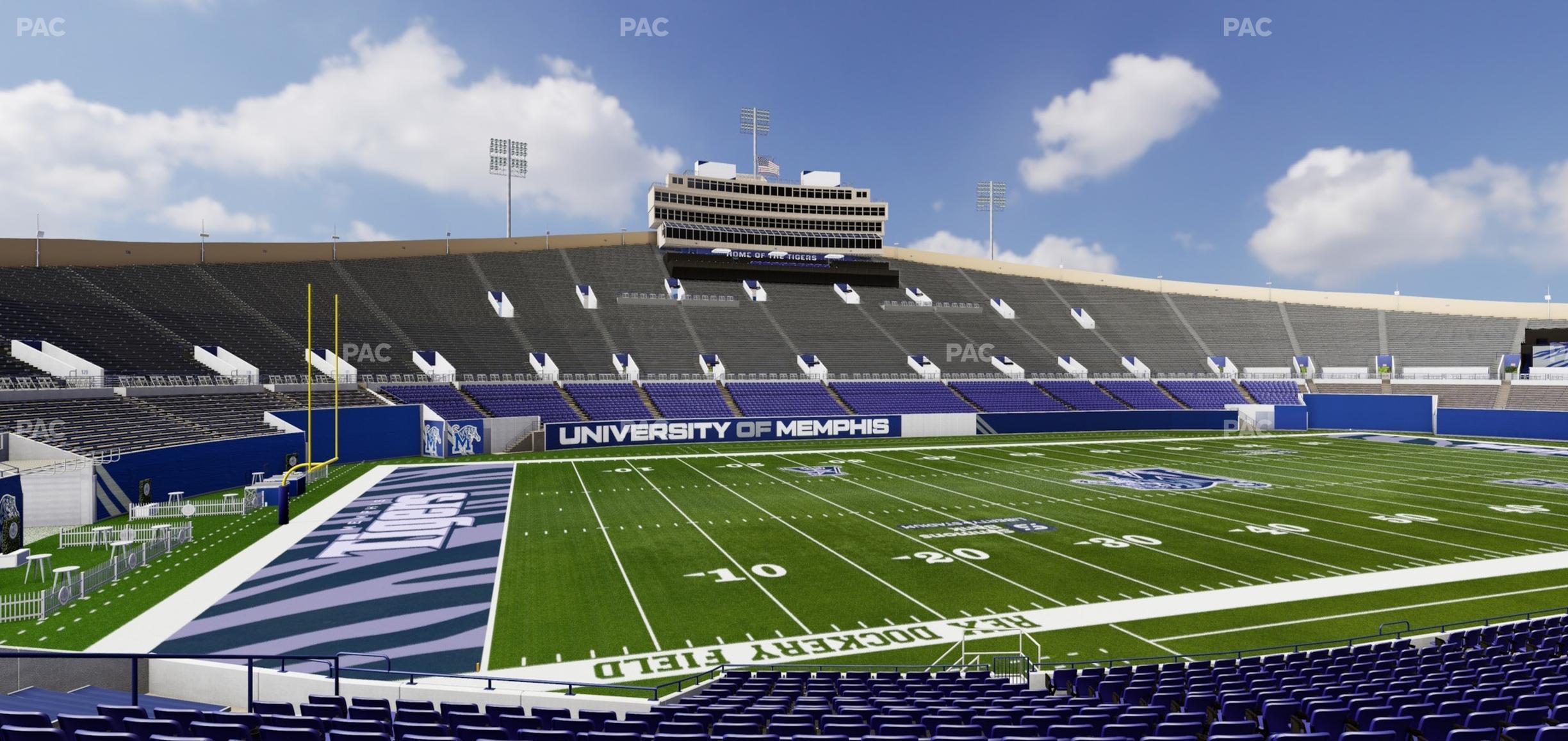 Seating view for Simmons Bank Liberty Stadium Section Box 123