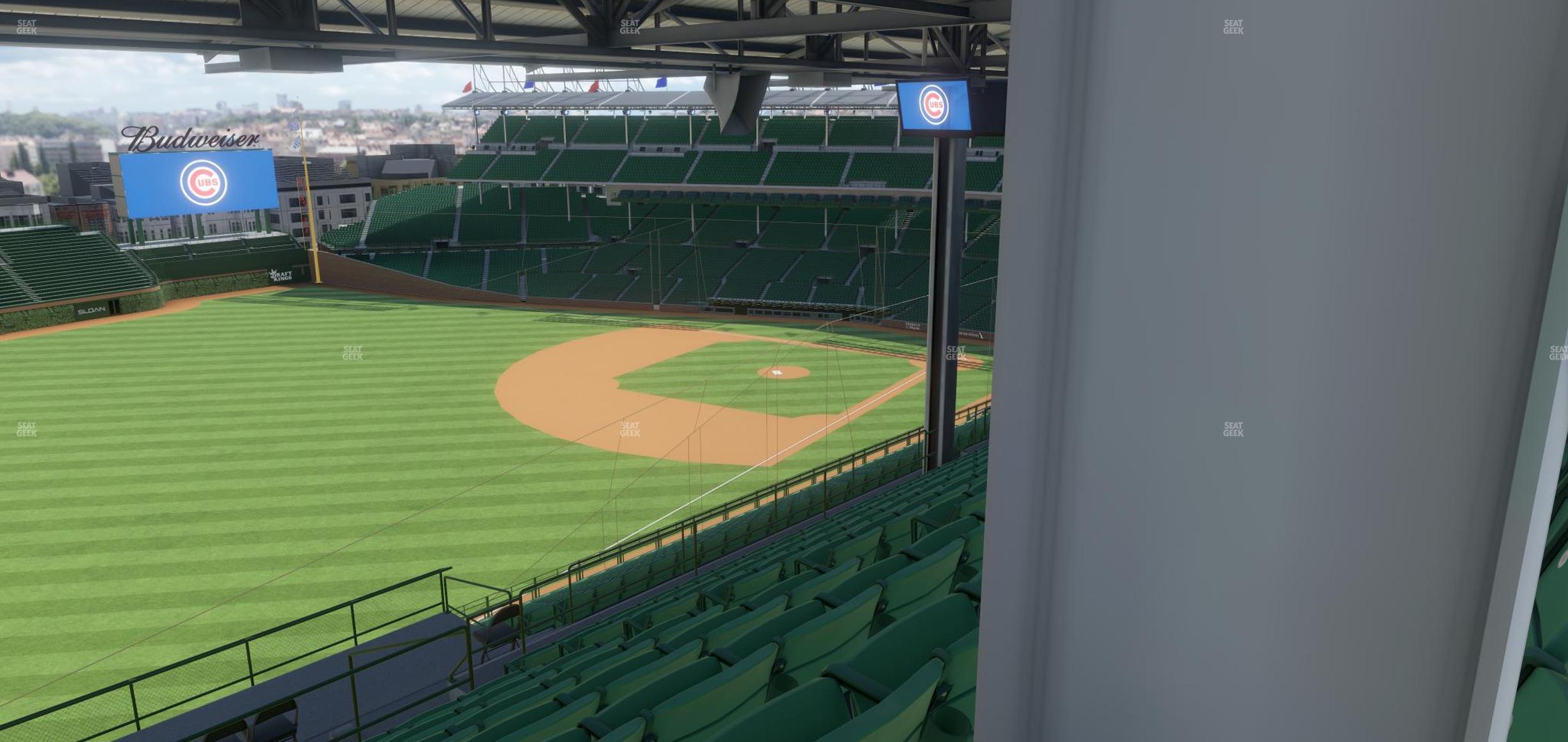 Seating view for Wrigley Field Section 404 Left