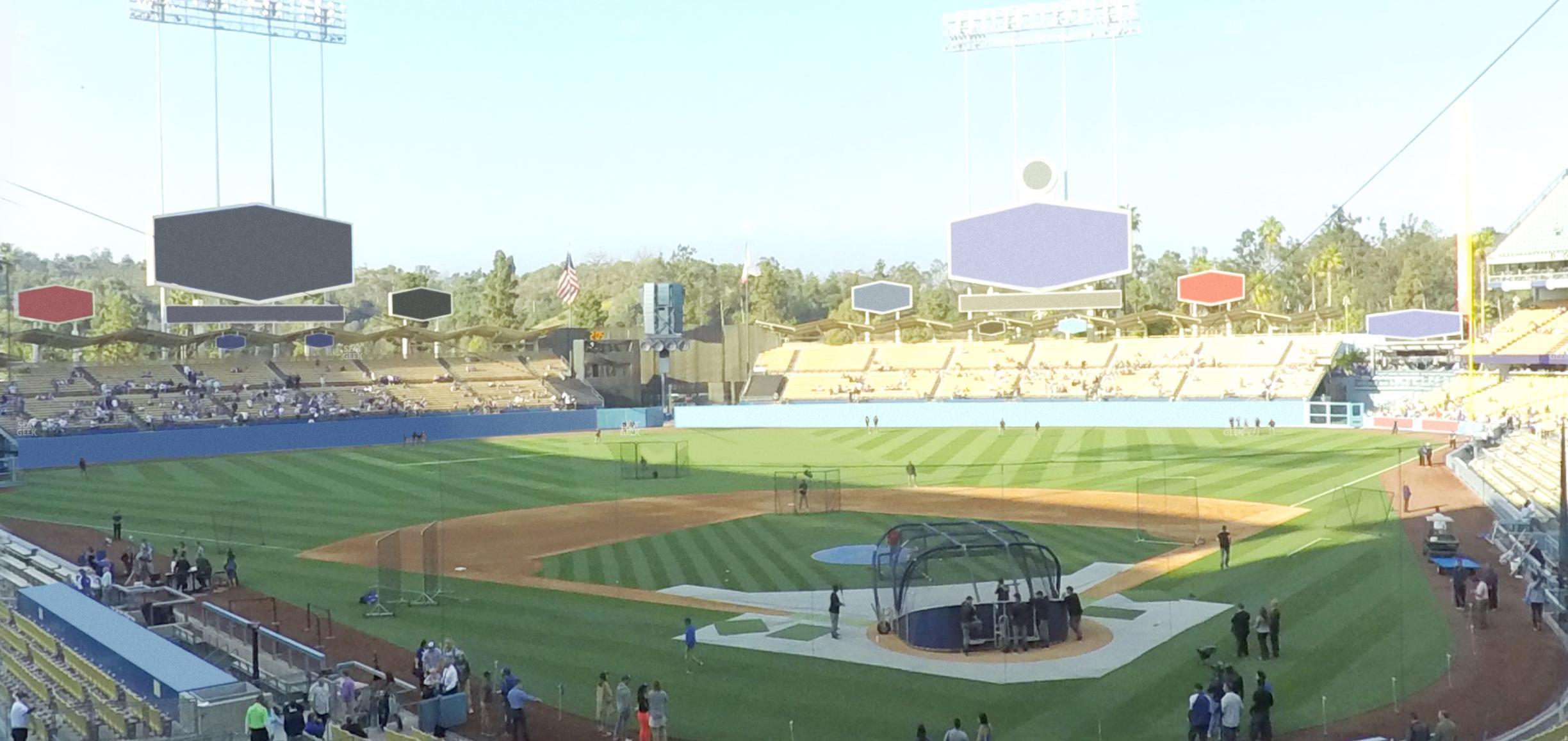 Seating view for Dodger Stadium Section 107 Lg