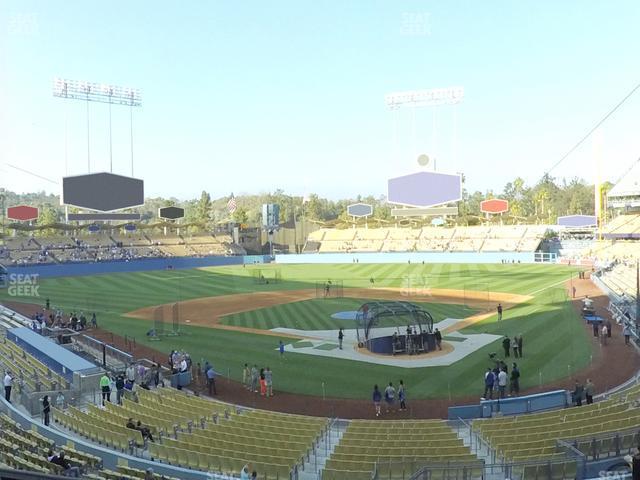 Seating view for Dodger Stadium Section 107 Lg