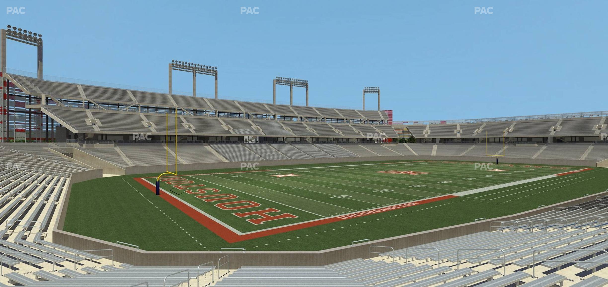 Seating view for TDECU Stadium Section 116