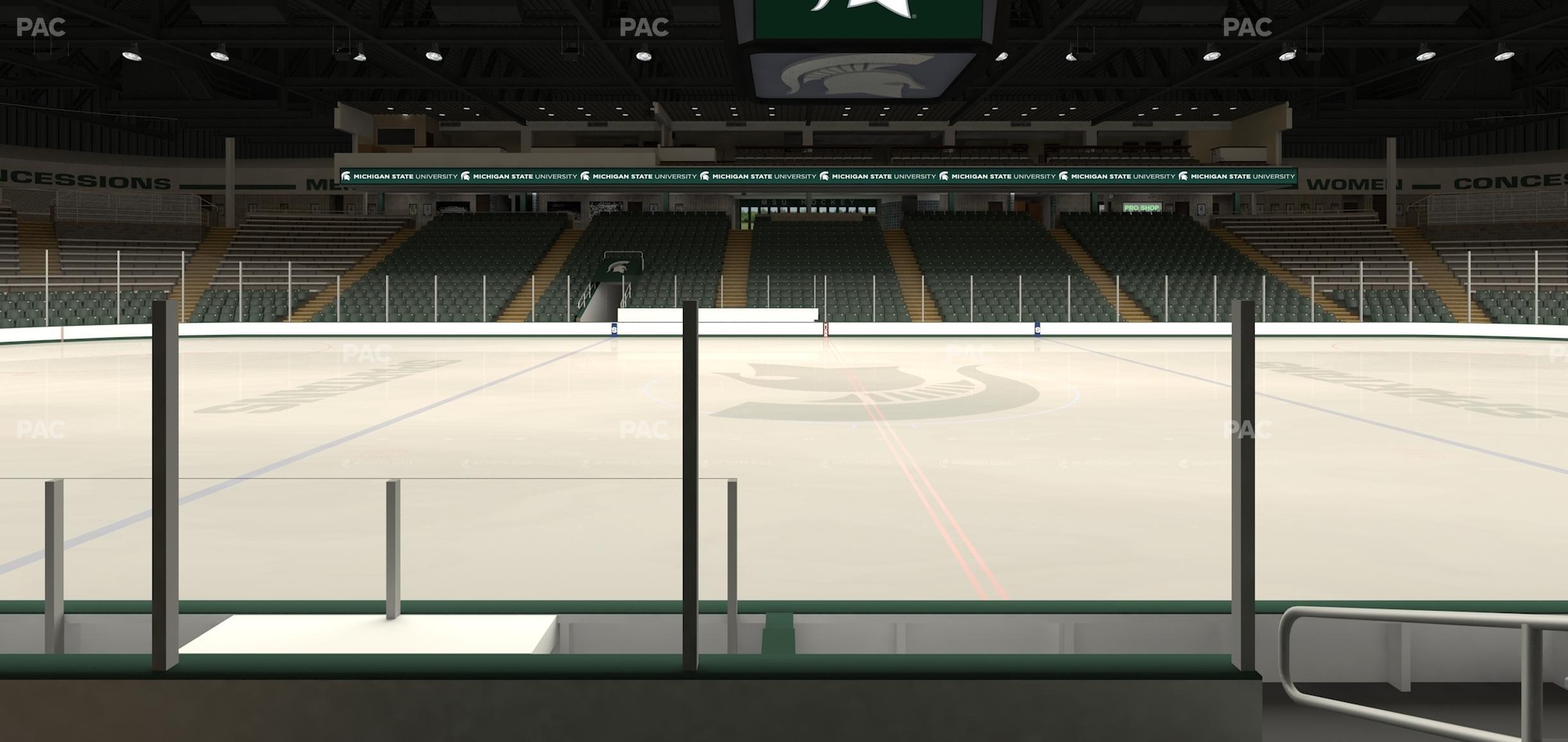 Seating view for Munn Ice Arena Section U