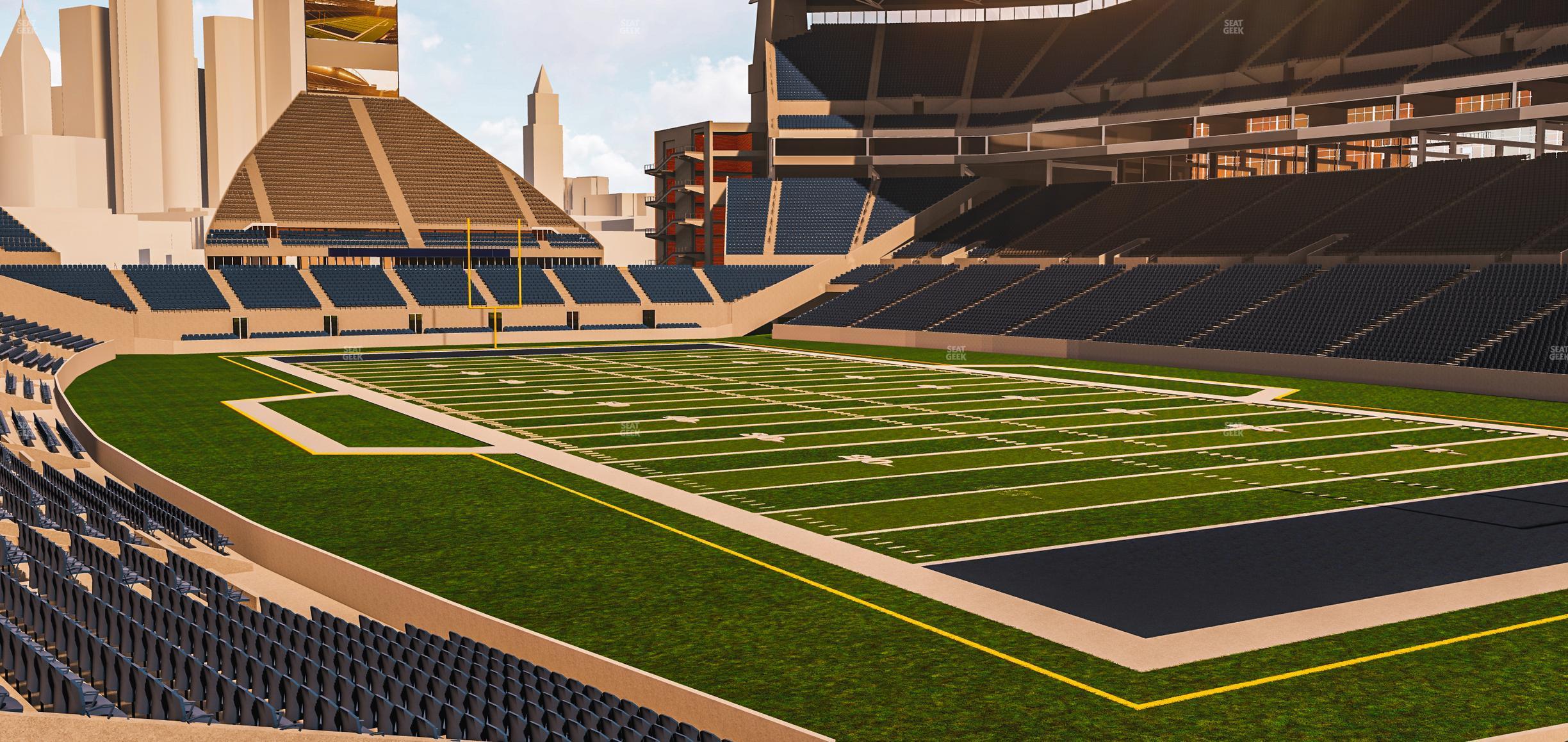 Seating view for Lumen Field Section 127