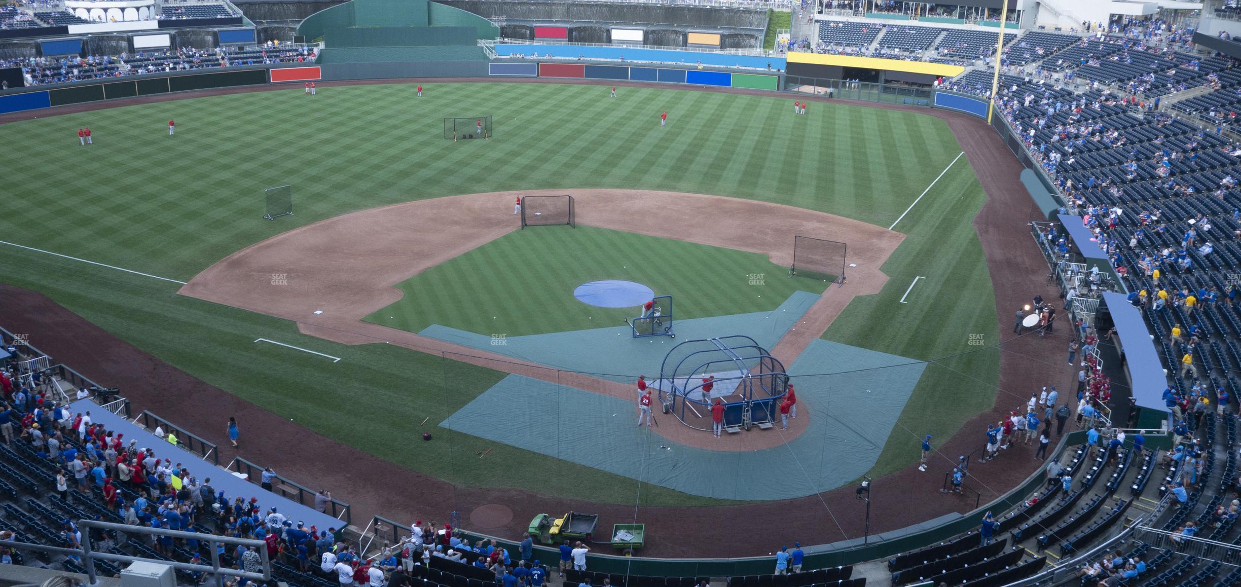 Seating view for Kauffman Stadium Section 417 R