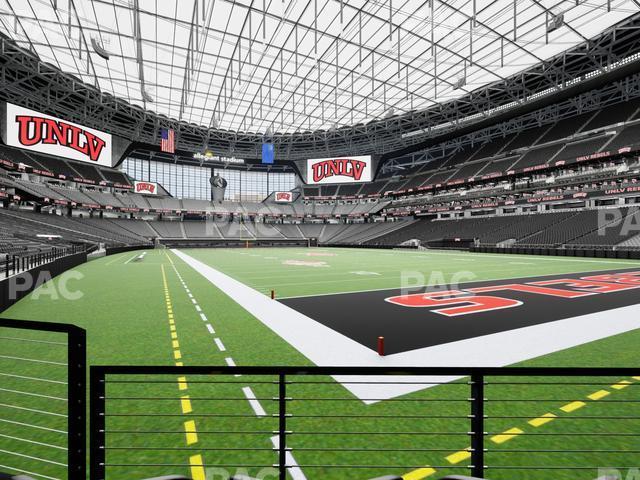 Seating view for Allegiant Stadium Section 126