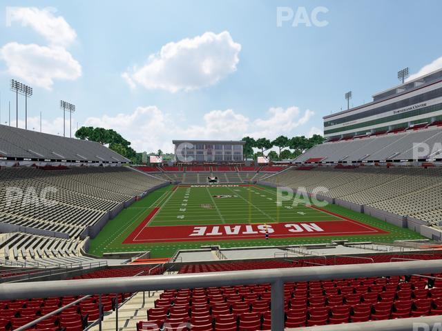 Seating view for Carter-Finley Stadium Section 223