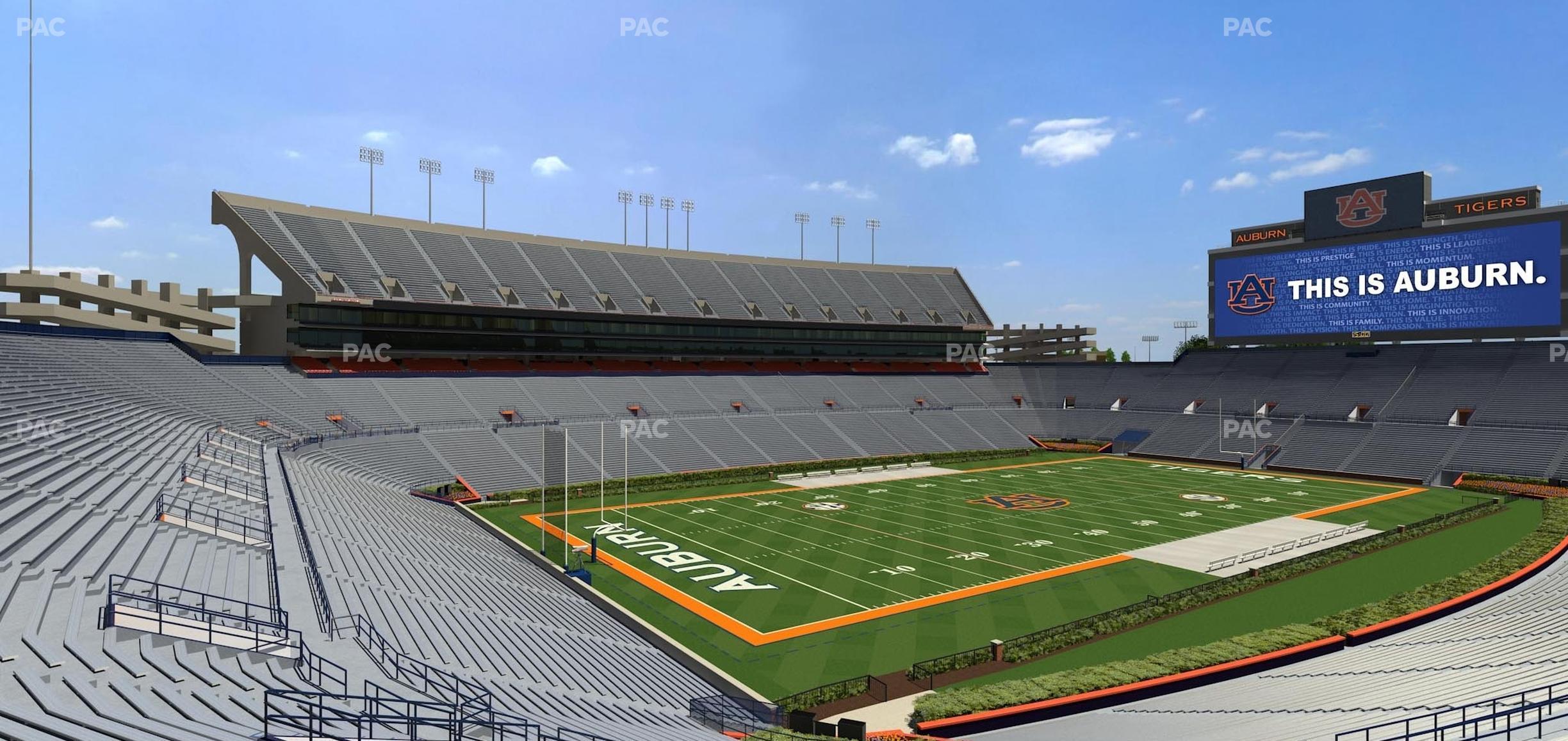 Seating view for Jordan-Hare Stadium Section 46