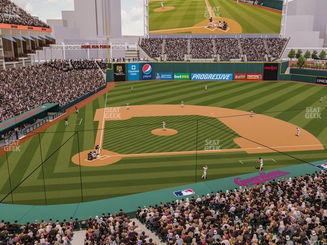 Seating view for Progressive Field Section Suite 230