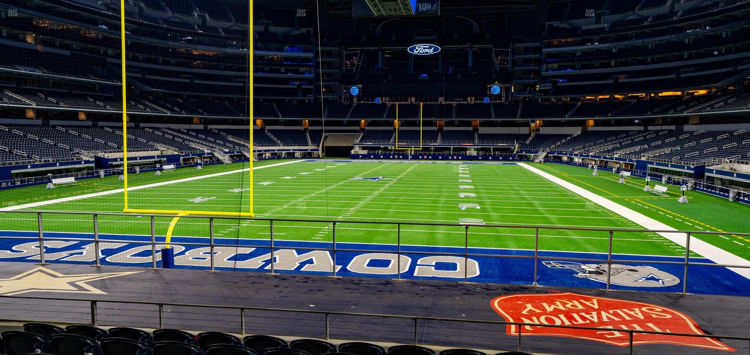 Seating view for AT&T Stadium Section 122