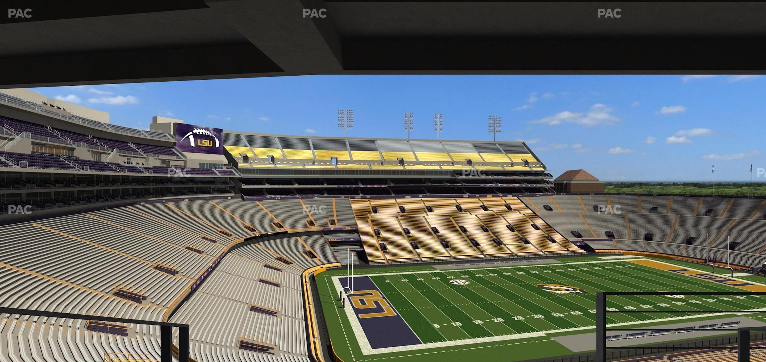 Seating view for Tiger Stadium Section Suite 229