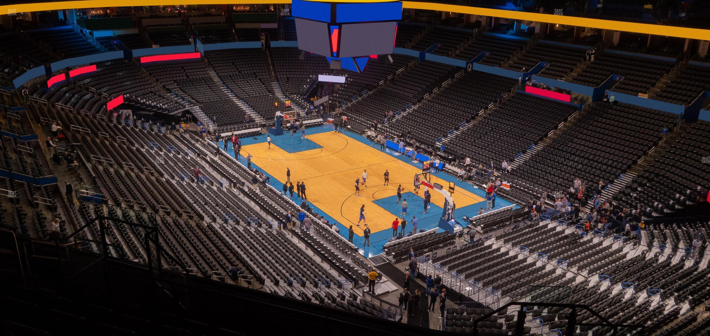 Seating view for Paycom Center Section 304