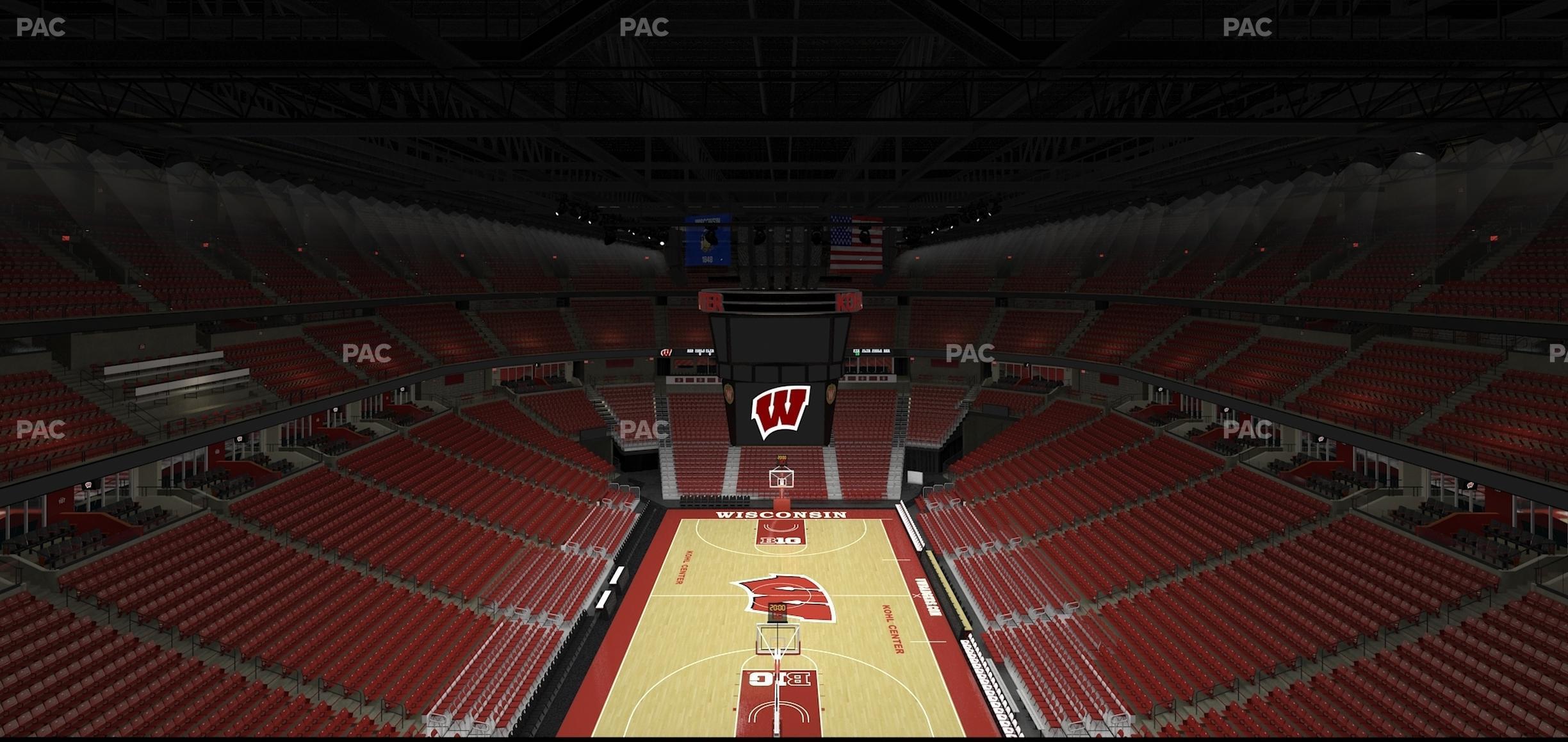 Seating view for Kohl Center Section 301