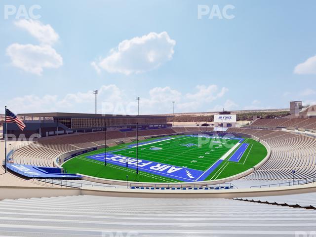 Seating view for Falcon Stadium Section M 15