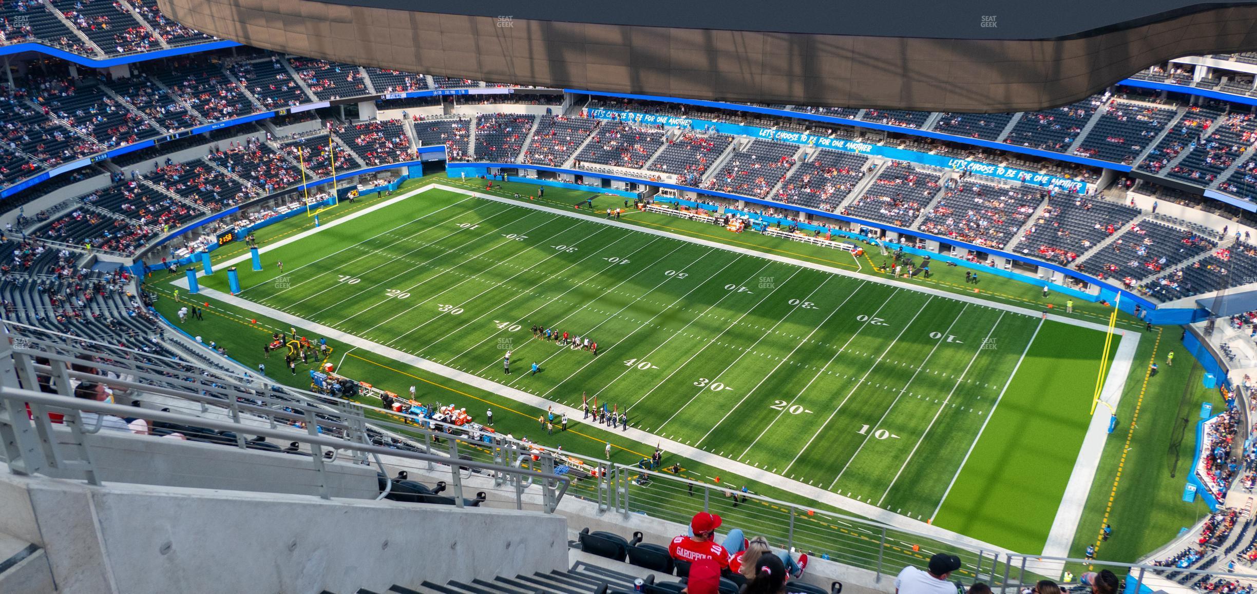 Seating view for SoFi Stadium Section 519