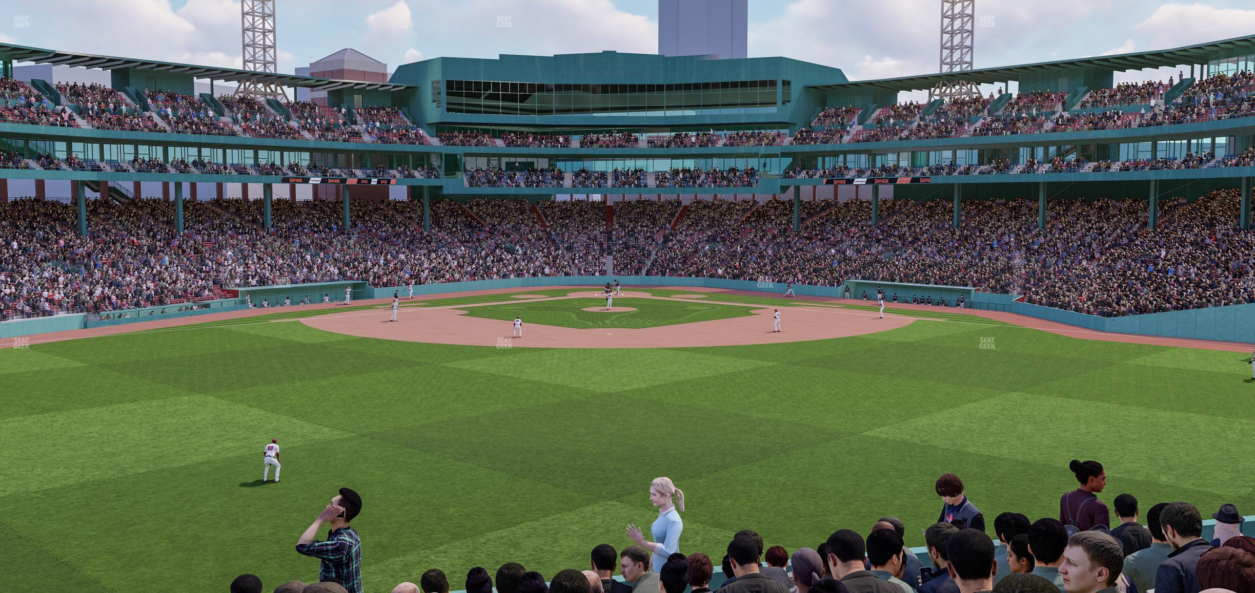 Seating view for Fenway Park Section Bleacher 35