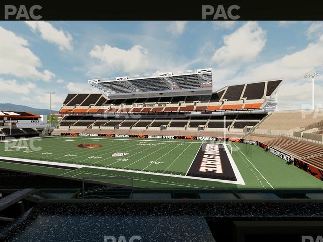 Seating view for Reser Stadium Section West Loge 14