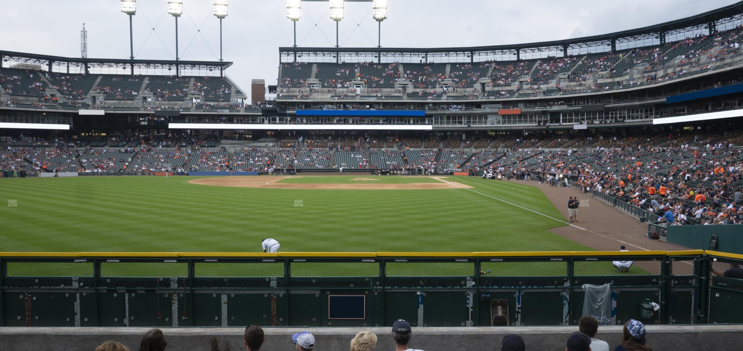 Seating view for Comerica Park Section 147