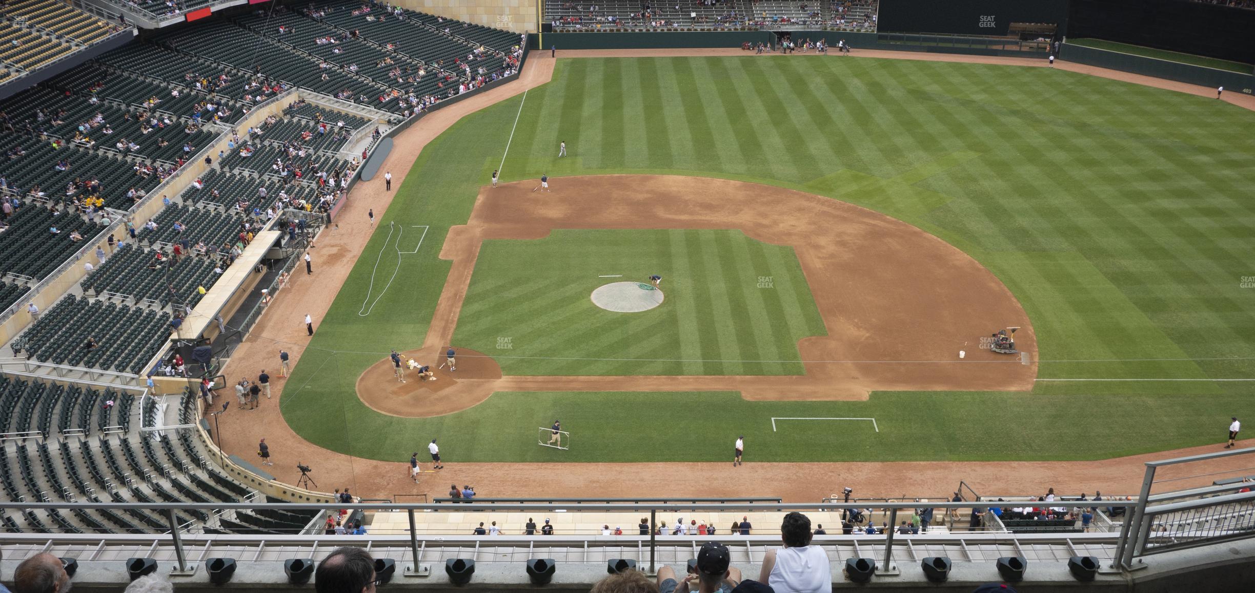 Seating view for Target Field Section 310