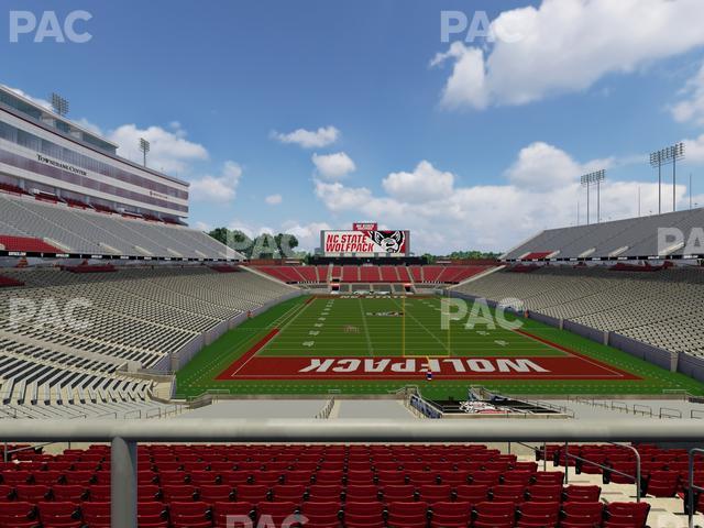 Seating view for Carter-Finley Stadium Section 213