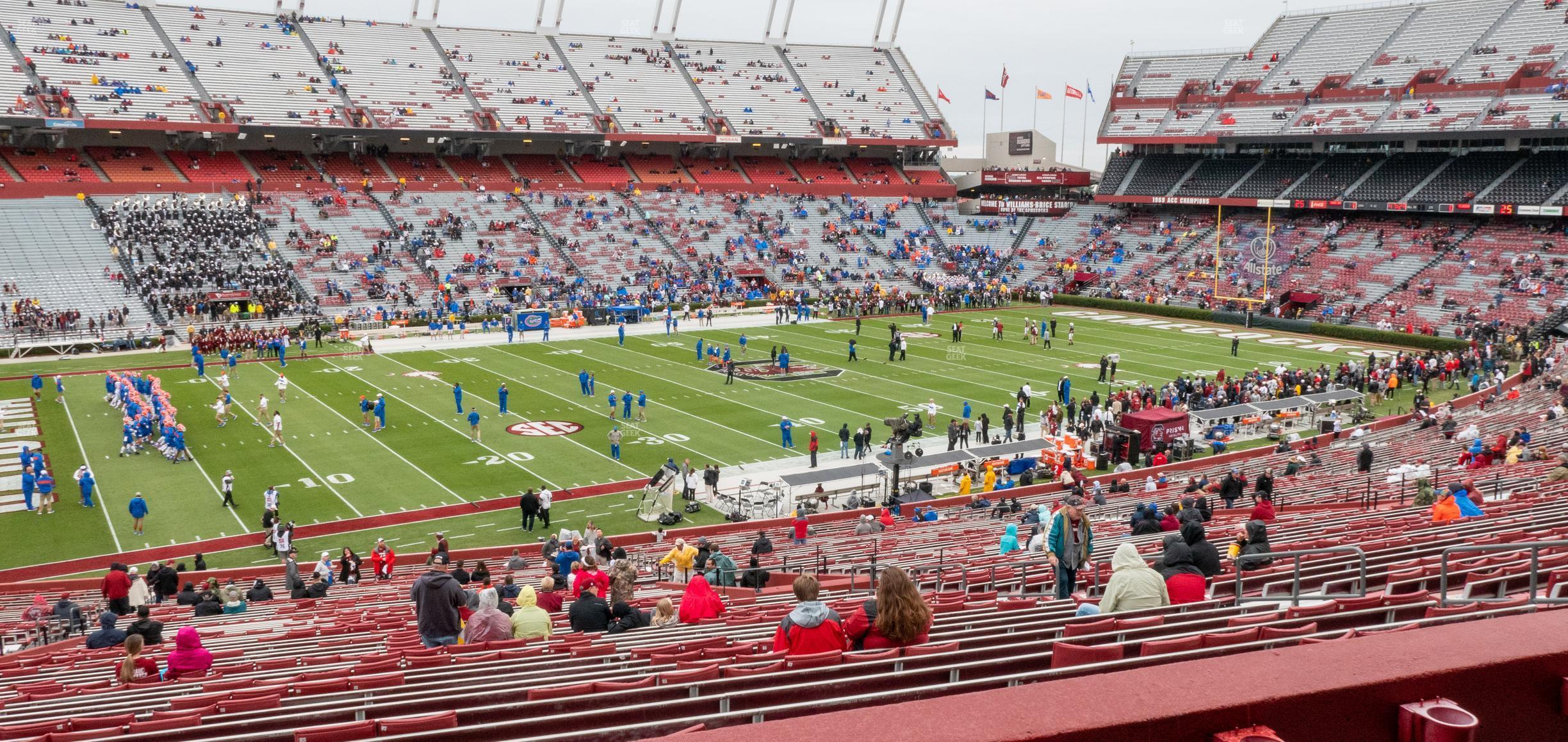 Seating view for Williams Brice Stadium Section 102