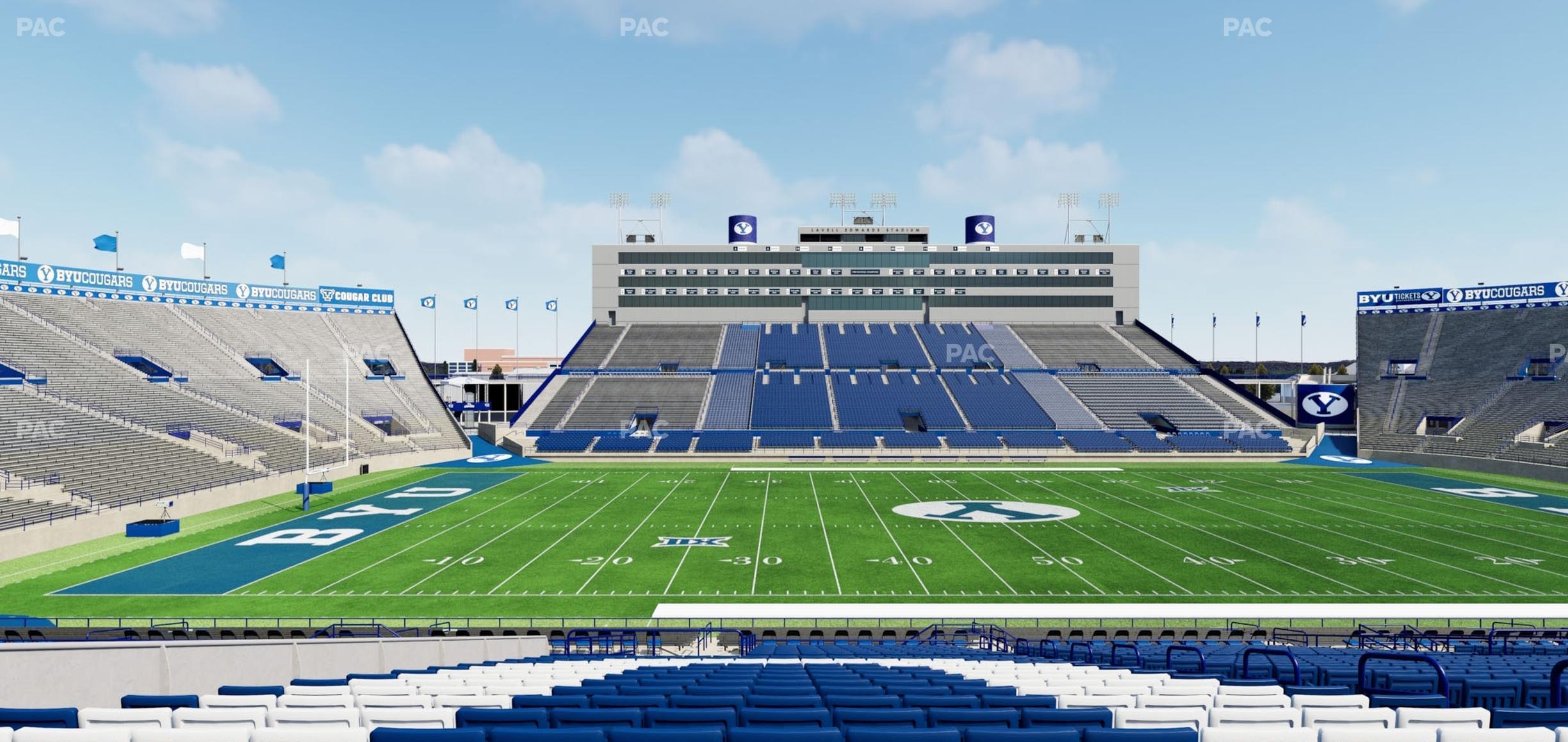 Seating view for LaVell Edwards Stadium Section 35 A