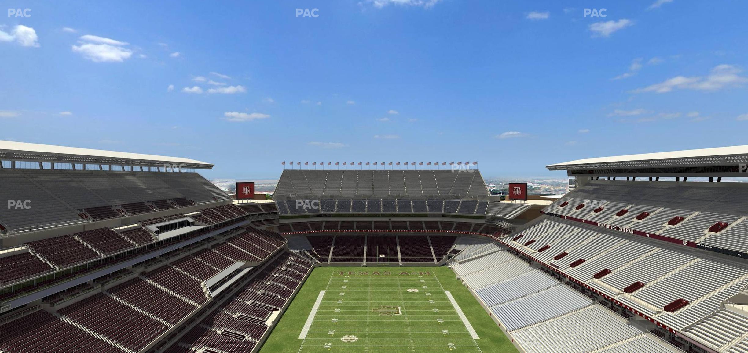 Seating view for Kyle Field Section 346