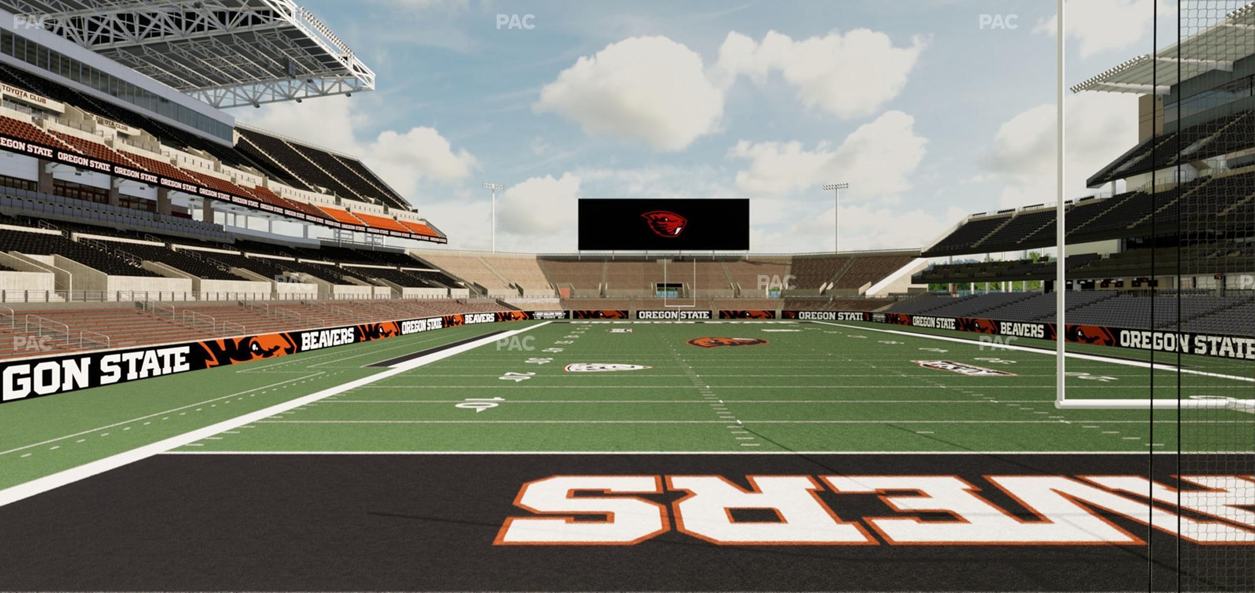 Seating view for Reser Stadium Section 139