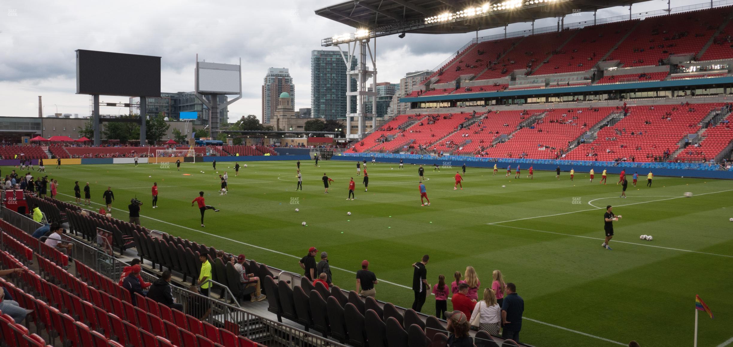 Seating view for BMO Field Section 119