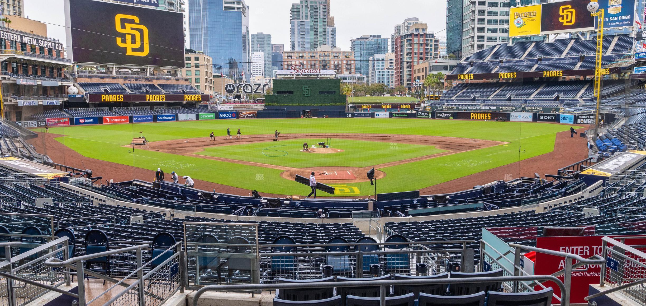 Seating view for Petco Park Section Premier Club F