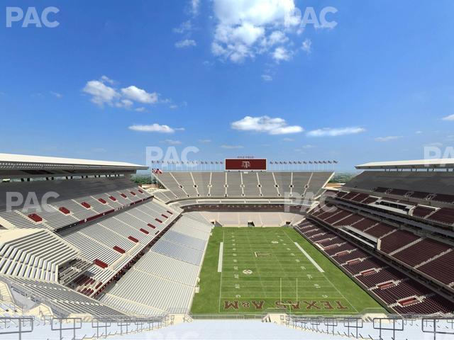 Seating view for Kyle Field Section 417