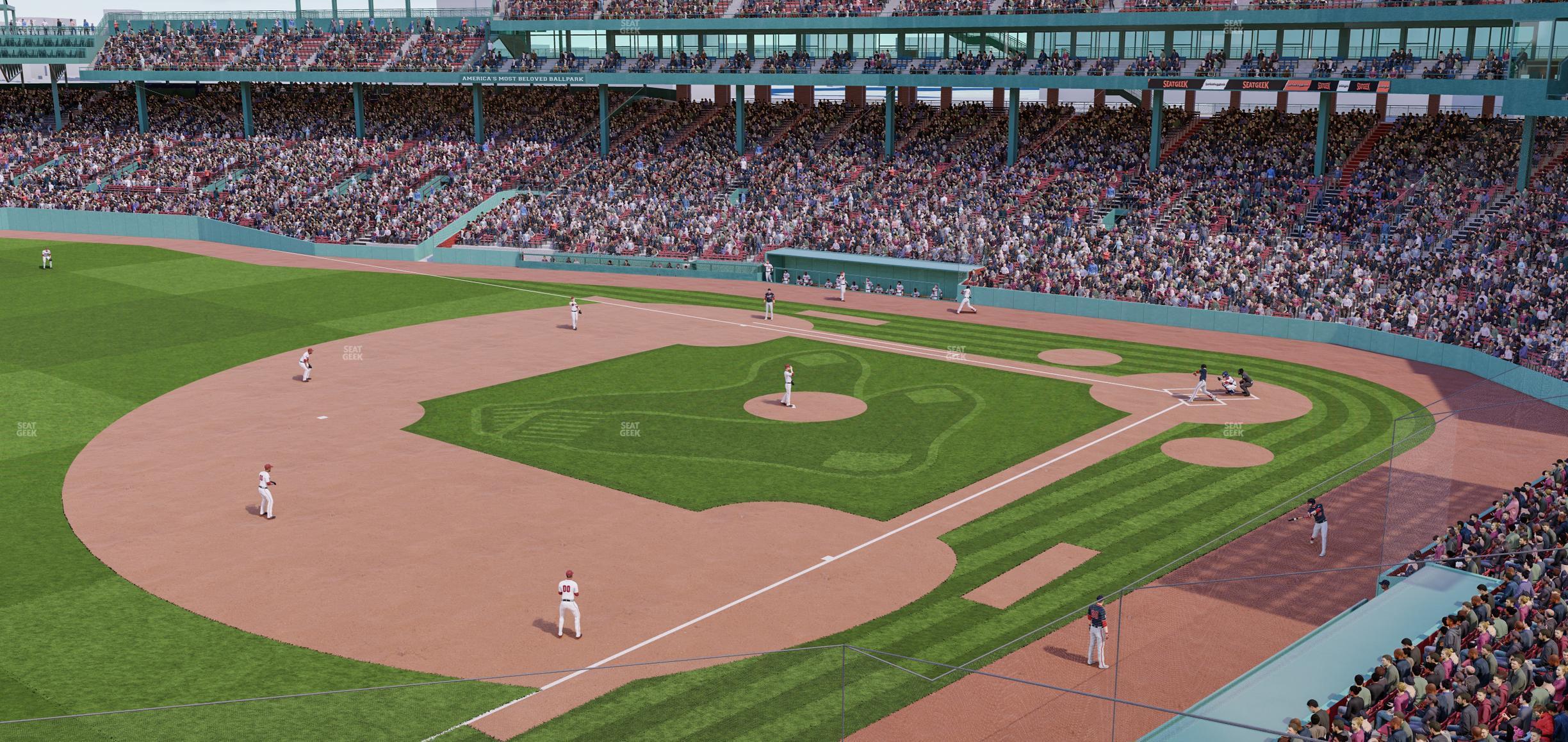 Seating view for Fenway Park Section Dell Technologies Suite L 17