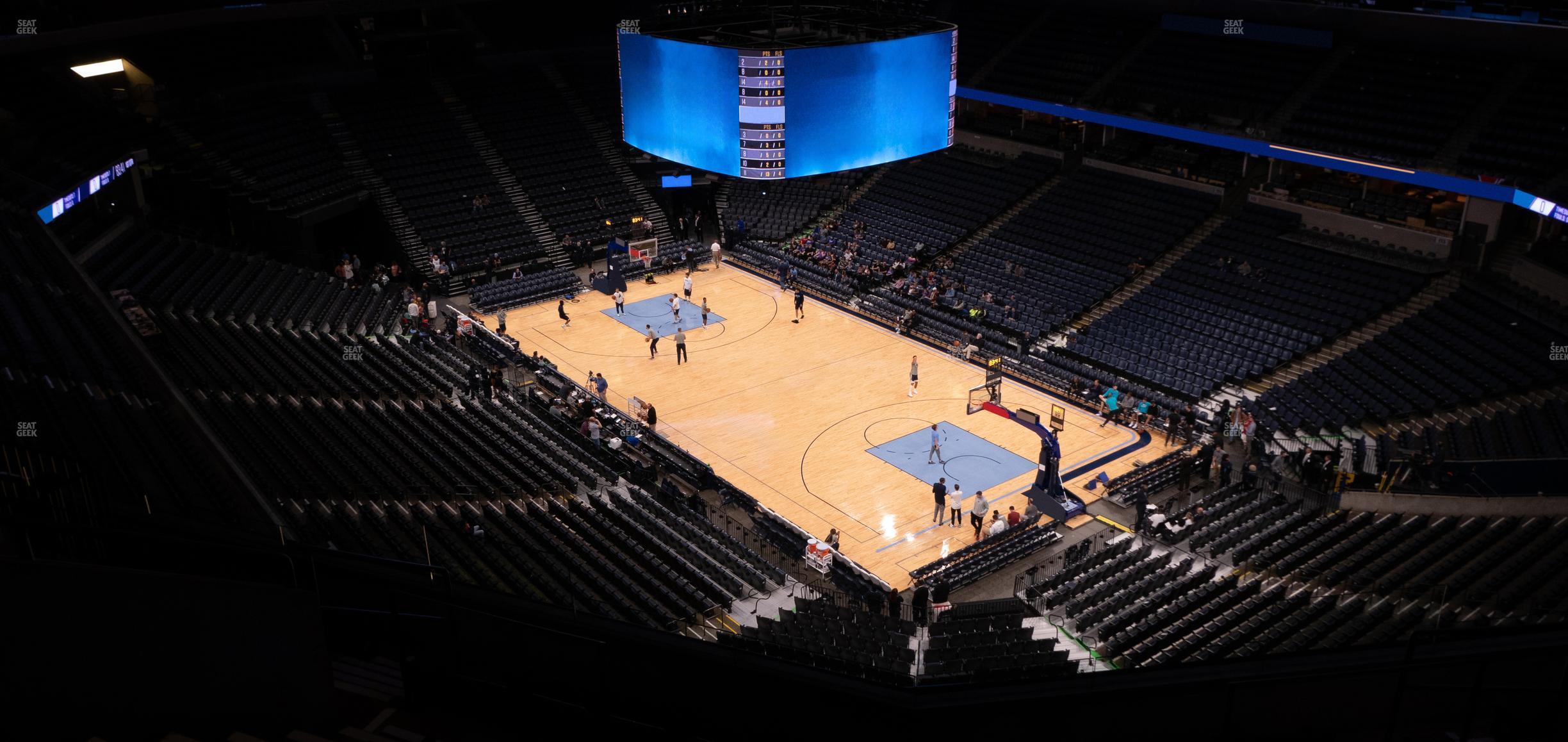 Seating view for FedExForum Section 213