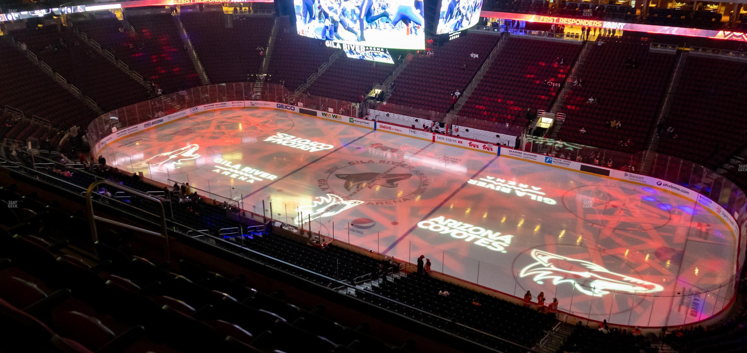 Seating view for Desert Diamond Arena Section 213