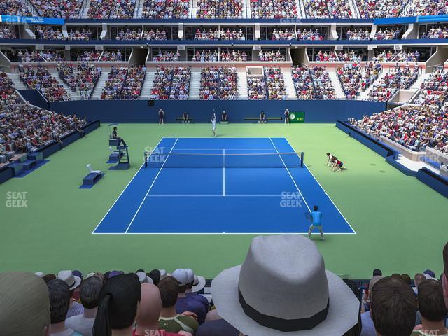 Seating view for Arthur Ashe Stadium Section Suite 100